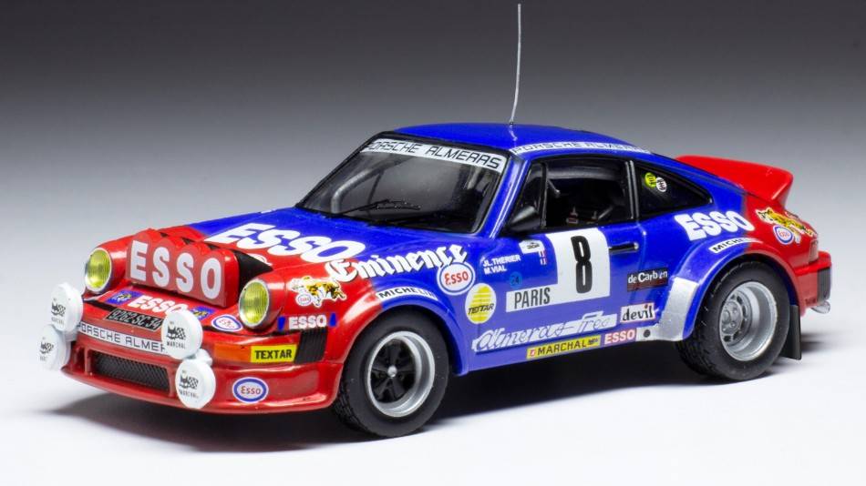 MODELE REDUIT COMPATIBLE AVEC PORSCHE 911 SC, N.8 RALLYE MONTE CARLO 1982 THERIER/VIAL 1:43 IXO MODEL RAC398A
