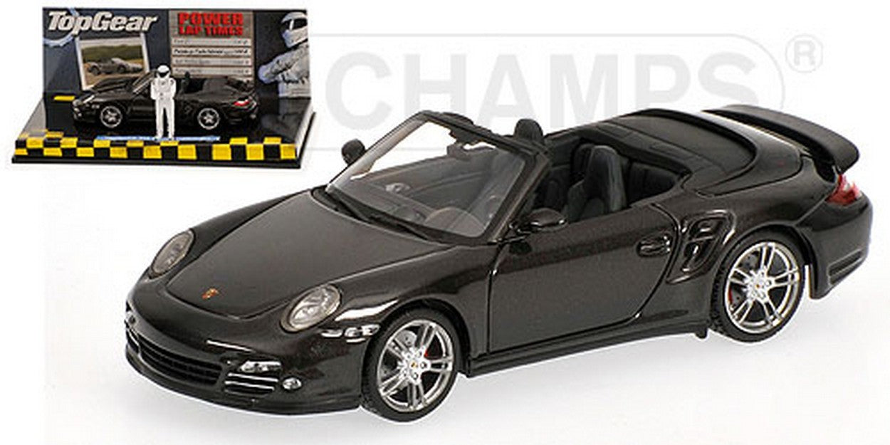 SCALE MODEL COMPATIBLE WITH PORSCHE 911 TURBO (997 II) 2009 GRAY MET.TOP GEAR 1:43 MINICHAMPS PM519436930