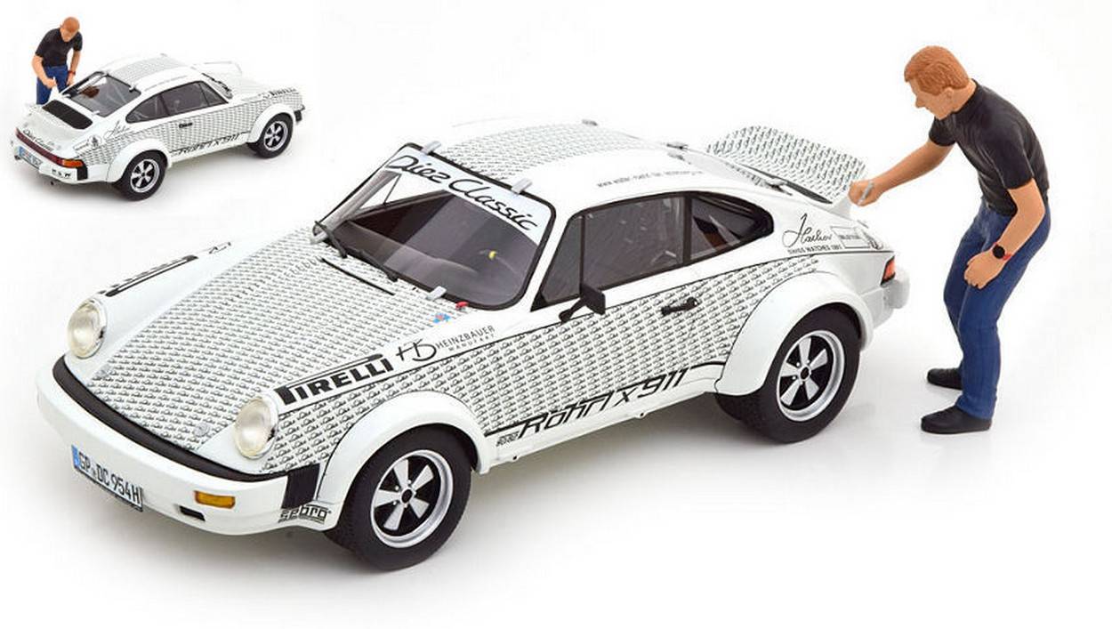 SCALE MODEL COMPATIBLE WITH PORSCHE 911 X911 W.ROHRL 1:18 SCHUCO SH0249