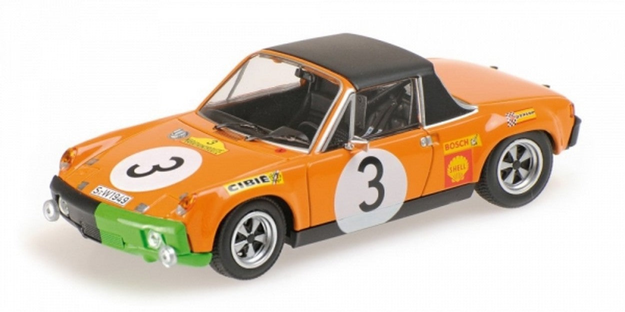 MODÈLE RÉDUIT COMPATIBLE AVEC PORSCHE 914/6 N.3 3ème MARATHON D.LA ROUTE 1970 WALDEGAARD-ANDERSSON 1:43 MINICHAMPS PM4007065