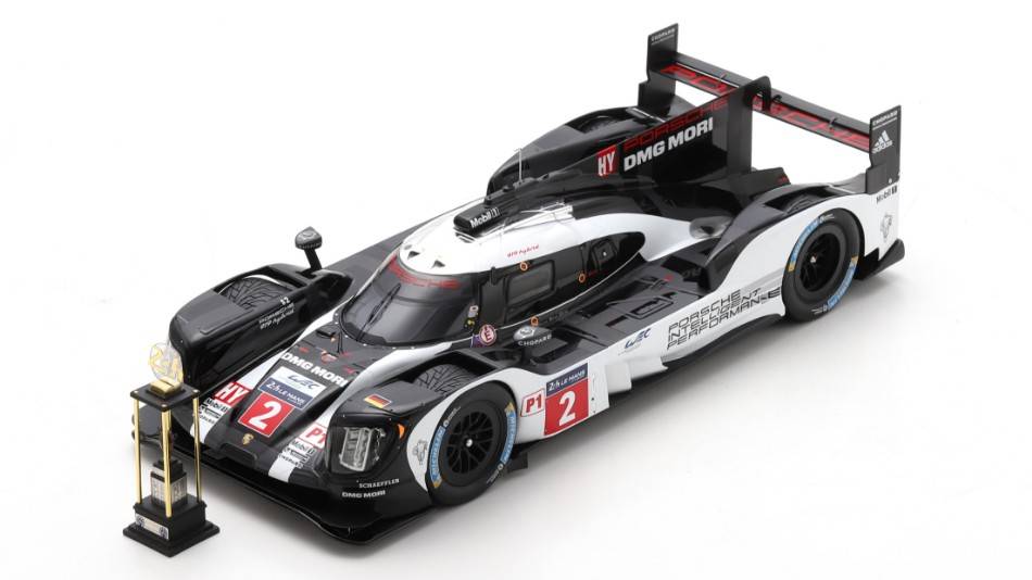 SCALE MODEL COMPATIBLE WITH PORSCHE 919 HYBRID N.2 WINNER LM 2016 DUMAS-JANI-LIEB 1:18 SPARK MODEL 18LM16