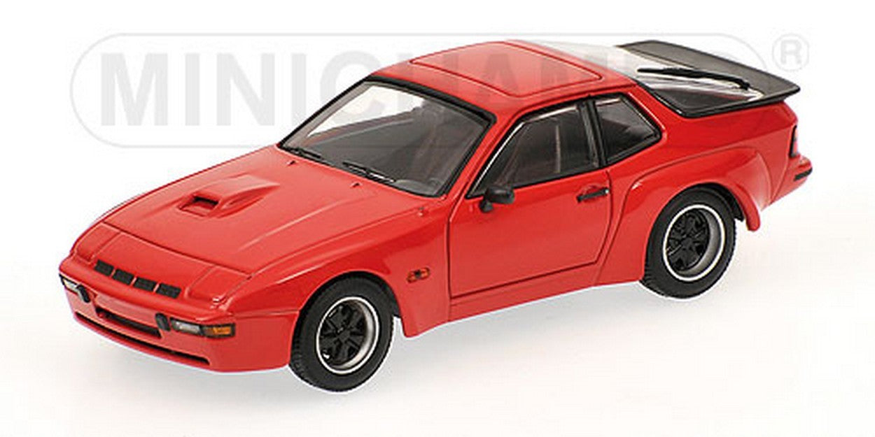 SCALE MODEL COMPATIBLE WITH PORSCHE 924 CARRERA GT 1981 RED 1:43 MINICHAMPS PM400066120