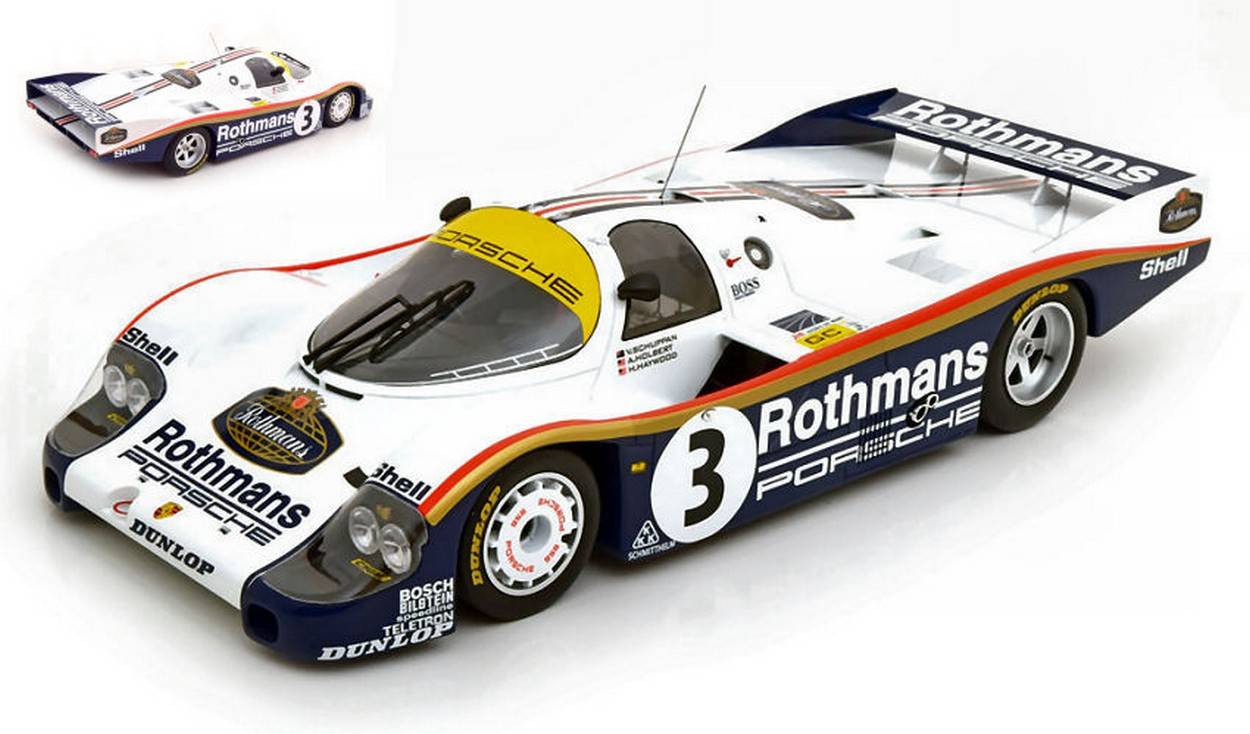 SCALE MODEL COMPATIBLE WITH PORSCHE 956 LH N.3 LM 1983 SCHUPPAN-HAYWOOD-HOLBERT 1:12 CMR CLASSIC MODEL REPLICARS CMR12020