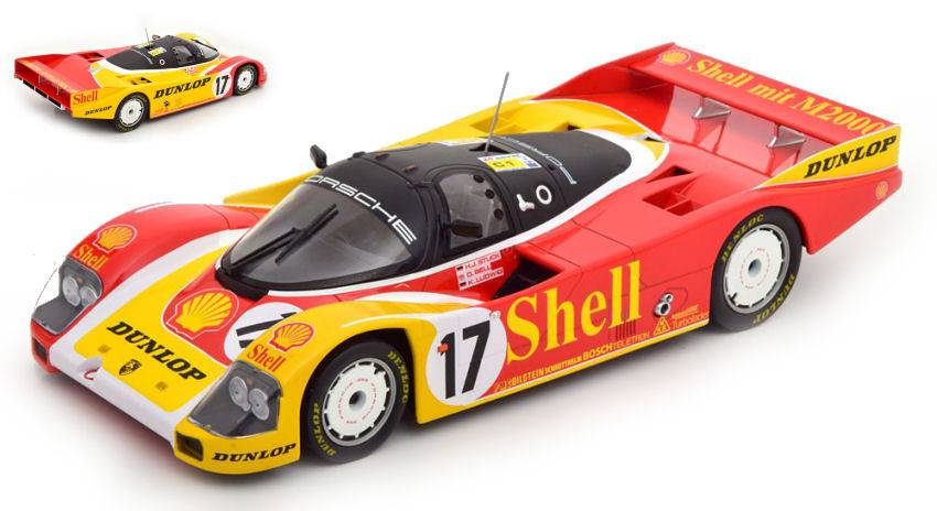SCALE MODEL COMPATIBLE WITH PORSCHE 962 C SHELL N.17 LM 1988 LUDWIG-STUCK-BELL 1:18 NOREV NV187413