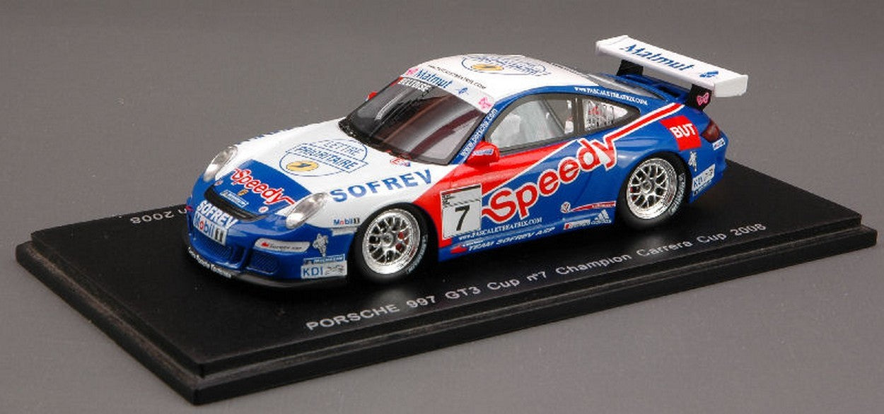 MODÈLE RÉDUIT COMPATIBLE AVEC PORSCHE 997 N.7 CARRERA CUP 08 1:43 SPARK MODEL MX014