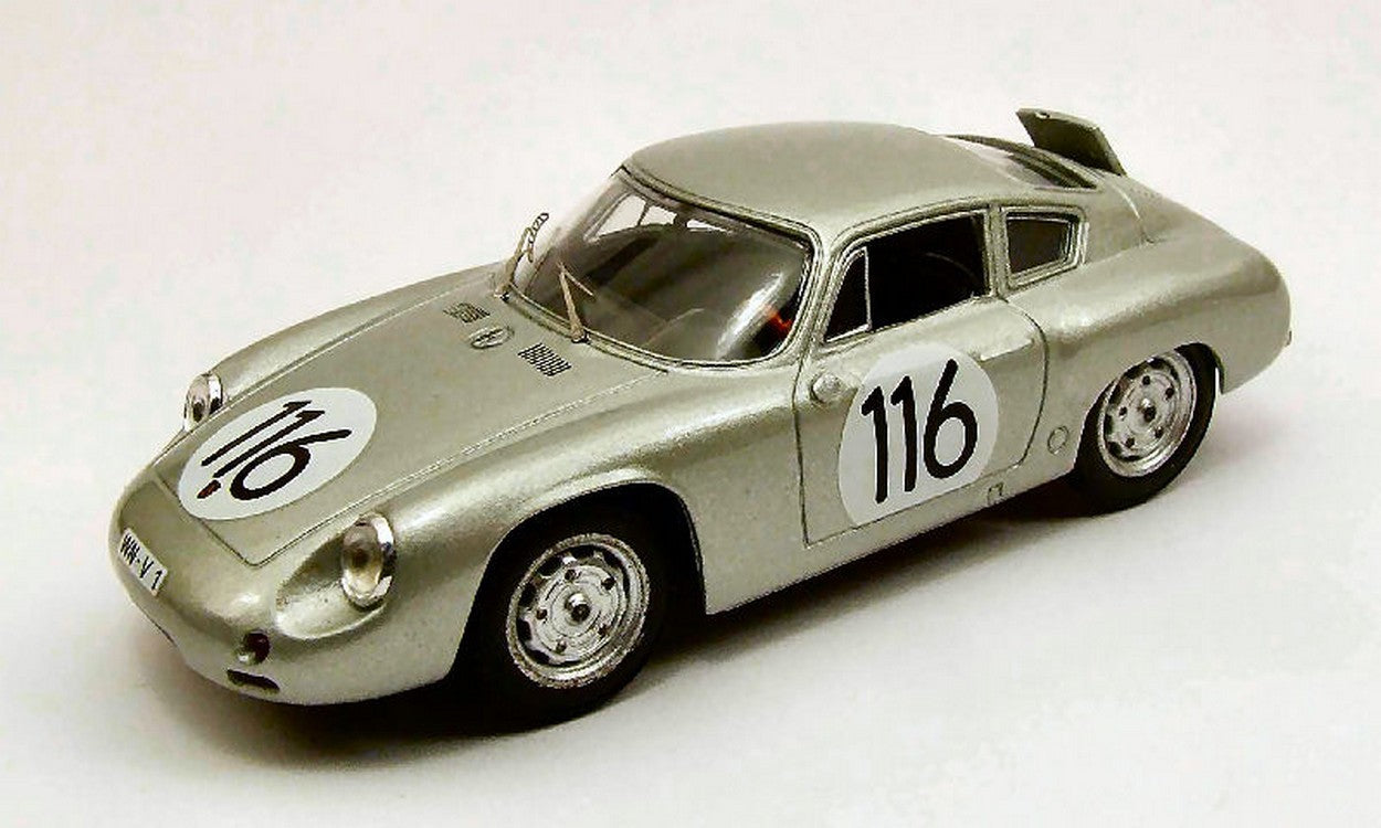 MODÈLE RÉDUIT COMPATIBLE AVEC PORSCHE ABARTH N.116 6ème TARGA FLORIO 1960 LINGE-STRAHLE-LISSMANN 1:43 MEILLEUR MODÈLE BT9412