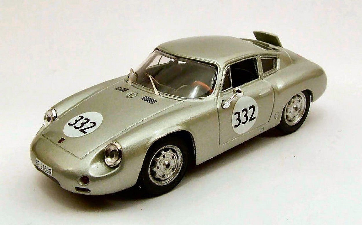 MODELE REDUIT COMPATIBLE AVEC PORSCHE ABARTH N.332 VAINQUEUR CHAMPIONNAT D'EUROPE 1962 H.KUHNIS 1:43 MEILLEUR MODELE BT9417