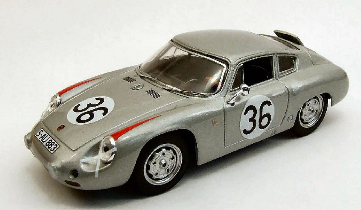 MODELE REDUIT COMPATIBLE AVEC PORSCHE ABARTH N.36 10ème LE MANS 1961 H.LINGE-B.PON 1:43 MEILLEUR MODELE BT9359