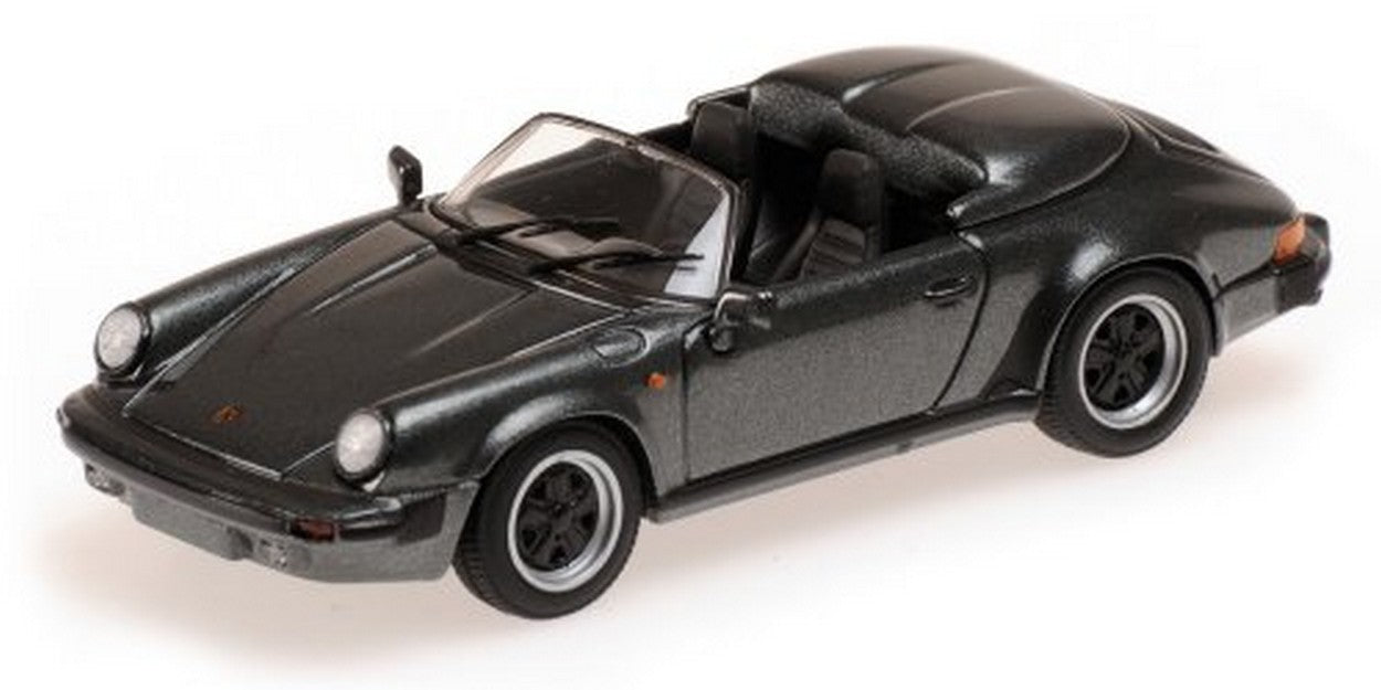 MODELE REDUIT COMPATIBLE AVEC PORSCHE SPEEDSTER 1988 GRIS MÉTALLISÉ 1:43 MINICHAMPS PM430066135