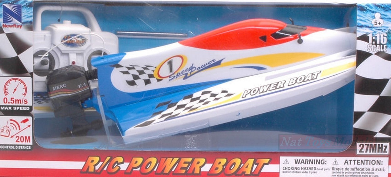 MODELLINO IN SCALA COMPATIBILE CON POWER BOAT F1 1:16 NEW RAY NY87843