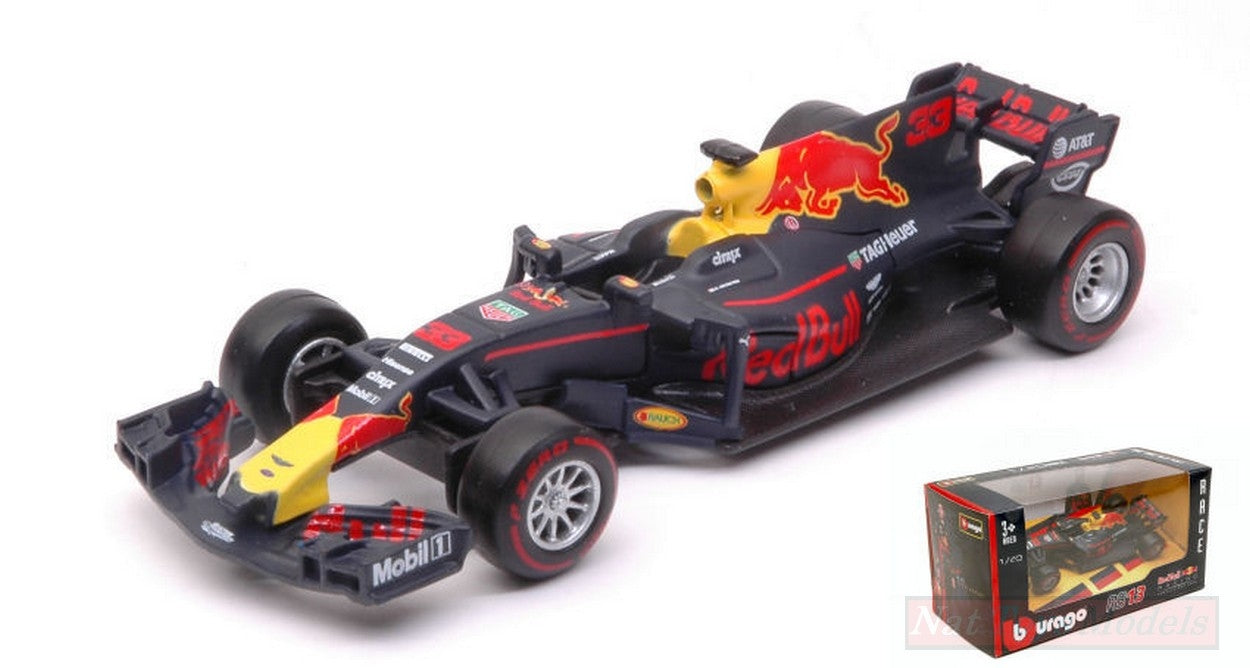 MODELLINO IN SCALA COMPATIBILE CON RED BULL RB13 MAX VERSTAPPEN 2017 N.33 1:43 BURAGO BU38027V