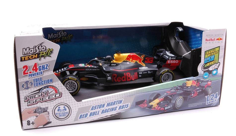 SCALE MODEL COMPATIBLE WITH RED BULL RB15 N.33 MAX VERSTAPPEN 2019 2.4 GHZ RADIOCONTROL 1:24 MAISTO MI82351