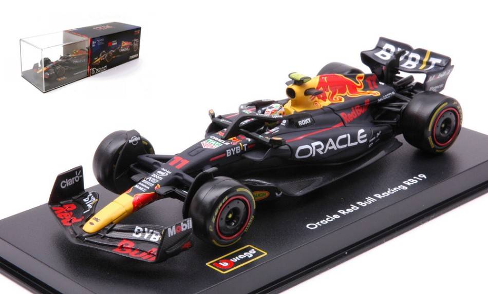 SCALE MODEL COMPATIBLE WITH RED BULL RB19 N.11 2023 SERGIO PEREZ SIGNATURE 1:43 BURAGO BU38083P