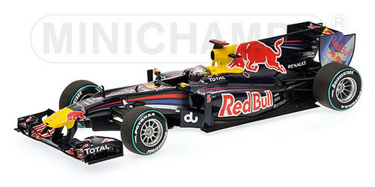 MODÈLE RÉDUIT COMPATIBLE AVEC RED BULL S.VETTEL 2010 N.5 CHAMPION DU MONDE ABU DHABI GP 1:18 MINICHAMPS PM110100105
