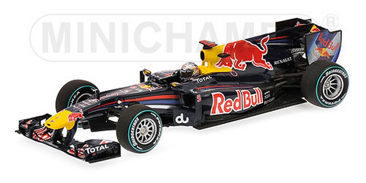 MODELLINO IN SCALA COMPATIBILE CON RED BULL S.VETTEL 2010 WORLD CHAMPION N.5 ABU DHABI GP 1:43 MINICHAMPS PM410100105