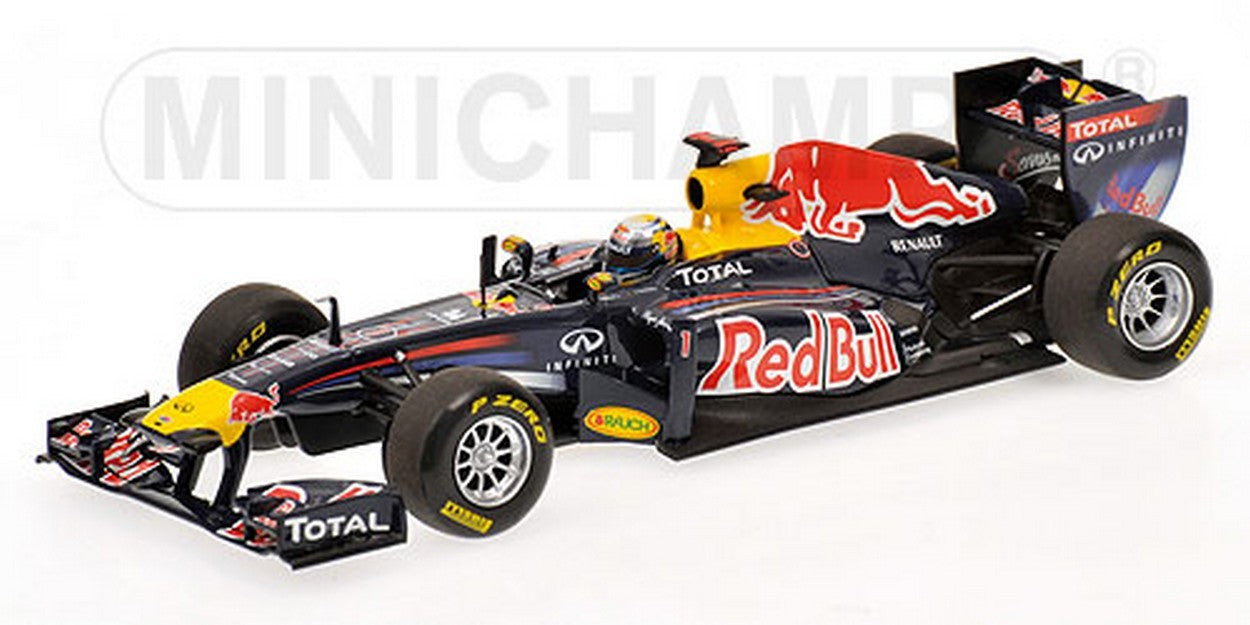 MODELLINO IN SCALA COMPATIBILE CON RED BULL S.VETTEL 2011 JAPANESE GP WORLD CHAMPION 1:43 MINICHAMPS PM410110301