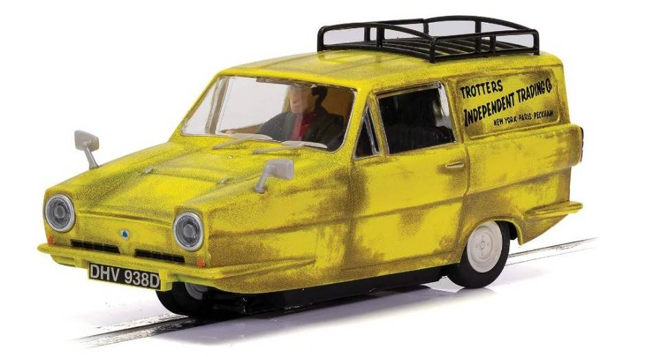 MODELLINO IN SCALA COMPATIBILE CON RELIANT REGAL SUPERVAN ONLY FOOLS AND SLOT 1:32 SCALEXTRIC C4223