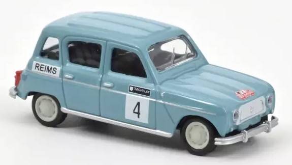 MODELE REDUIT COMPATIBLE AVEC RENAULT 4 2011 HISTORIC RACING N.4 1:54 NOREV NV310942