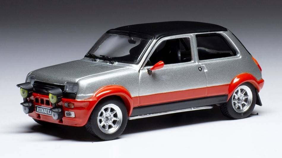 MODELLINO IN SCALA COMPATIBILE CON RENAULT 5 ALPINE Gr.2 1978 SILVER 1:43 IXO MODEL CLC466
