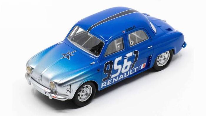 SCALE MODEL COMPATIBLE WITH RENAULT DAUPHINE RECORD BONNEVILLE 2016 NICOLAS PROST 1:18 BIZARRE 18B005