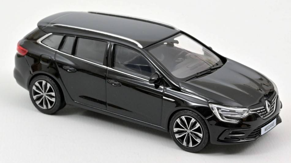 MODELLINO IN SCALA COMPATIBILE CON RENAULT MEGANE ESTATE 2020 BLACK 1:43 NOREV NV517669
