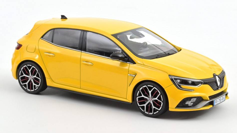 SCALE MODEL COMPATIBLE WITH RENAULT MEGANE RS TROPHY 2019 SIRIUS YELLOW 1:18 NOREV NV185393