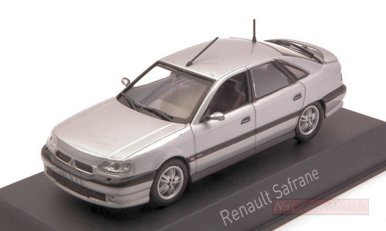 MODELLINO IN SCALA COMPATIBILE CON RENAULT SAFRANE BITURBO BACCARA 1993 SILVER 1:43 NOREV NV517747