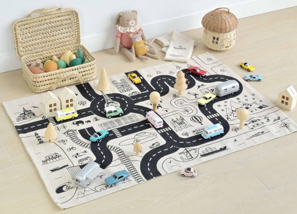SCALE MODEL COMPATIBLE WITH ROADS OF FRANCE ROUTE ON CANVAS PLAYSET NOREV NVT24000