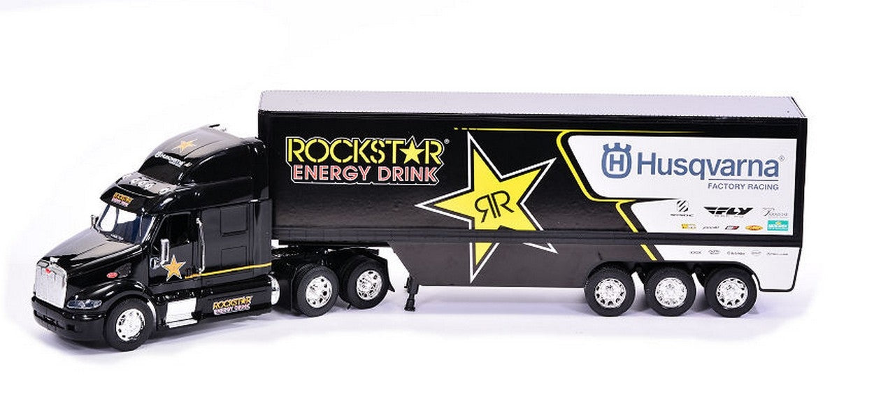 MODELLINO IN SCALA COMPATIBILE CON ROCKSTAR ENERGY HUSQVARNA FACTORY RACING TEAM 1:32 NEW RAY NY10963