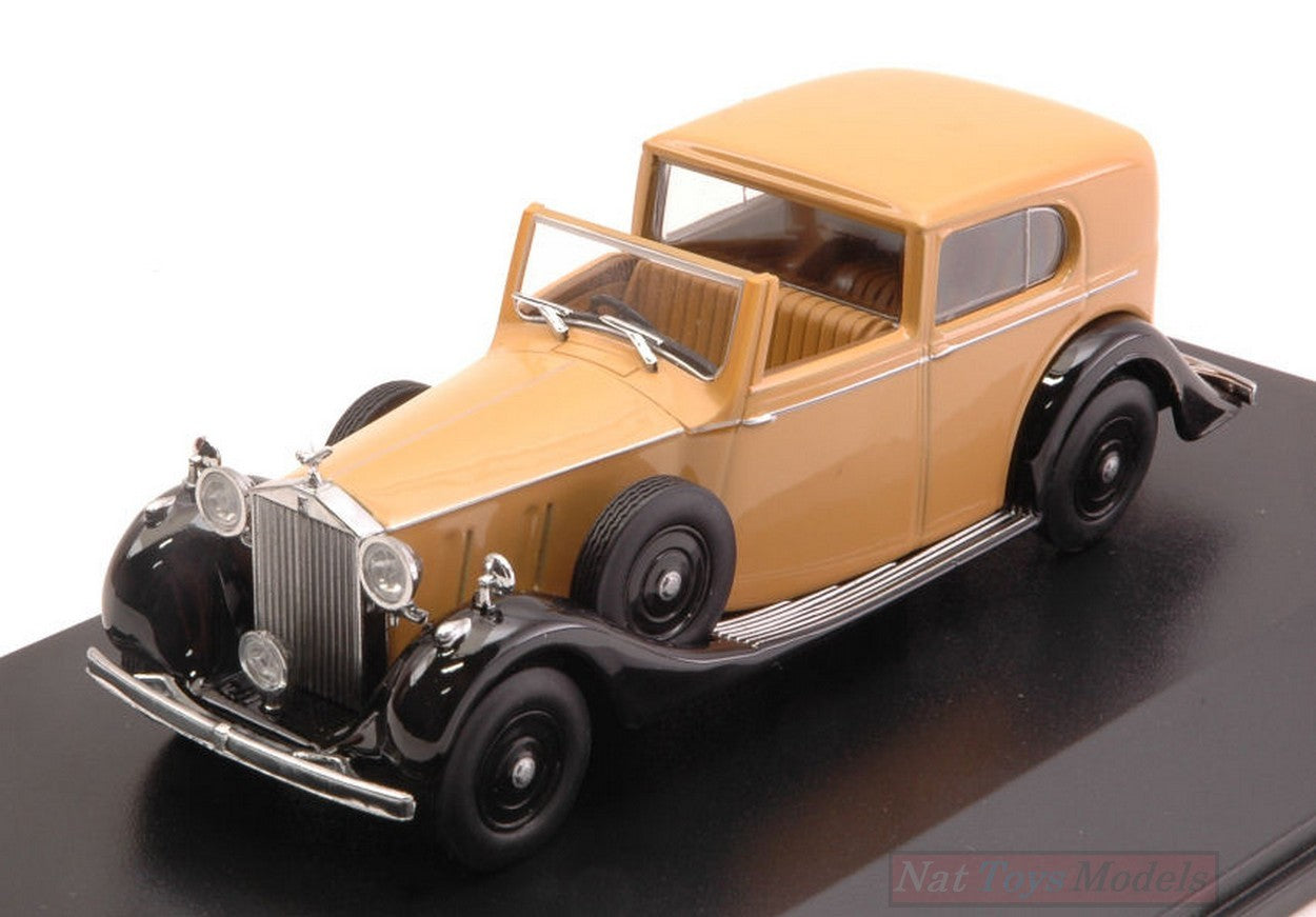 MODELE REDUIT COMPATIBLE AVEC ROLLS ROYCE PHANTOM III SDV HJMULLINER MARRON CLAIR/NOIR 1:43 OXFORD OXF43RRP3002