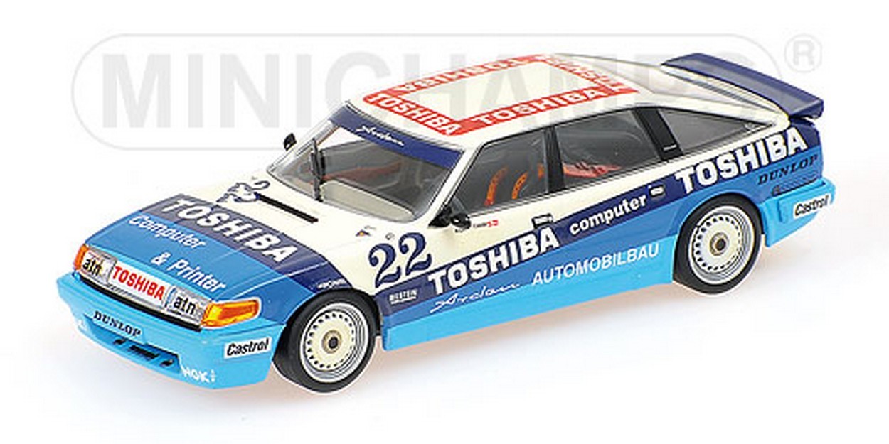 MODELE REDUIT COMPATIBLE AVEC ROVER VITESSE N.22 CHAMPION DTM 1986 K.THIM 1:43 MINICHAMPS PM400861322