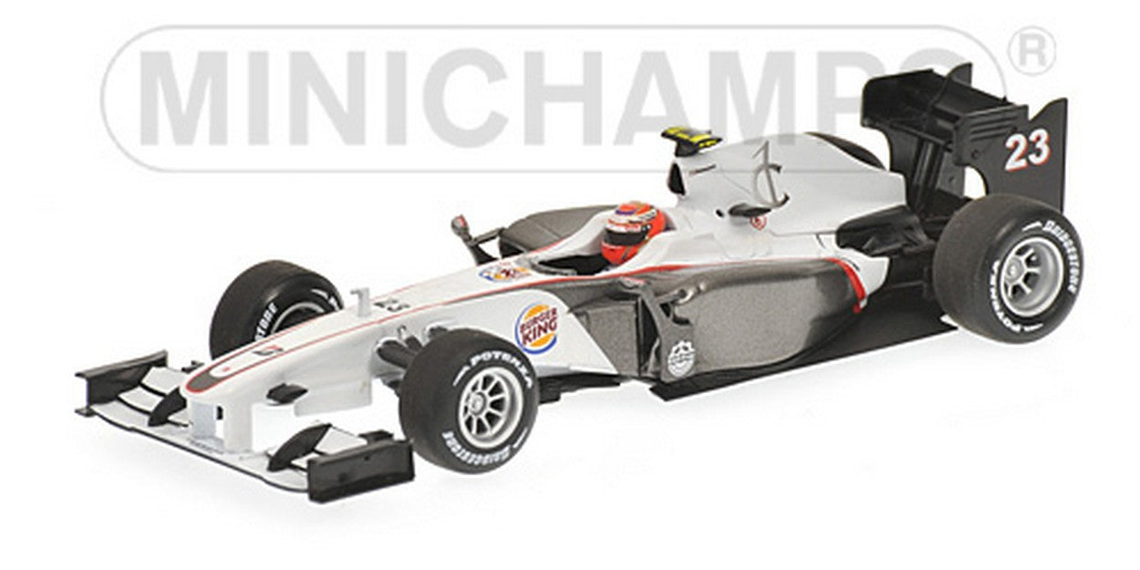 MODELLINO IN SCALA COMPATIBILE CON SAUBER K.KOBAYASHI 2010 SHOWCAR 1:43 MINICHAMPS PM400100096