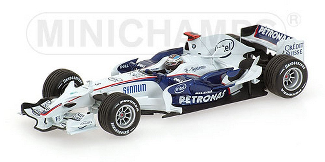 MODELLINO IN SCALA COMPATIBILE CON SAUBER N.HEIDFELD 2008 1:43 MINICHAMPS PM400080003