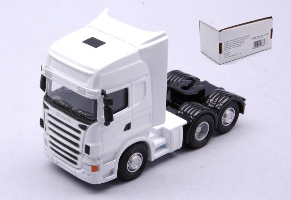 MODELE REDUIT COMPATIBLE AVEC SCANIA CAB BLANC 1:76 OXFORD OXF76WHSCACAB