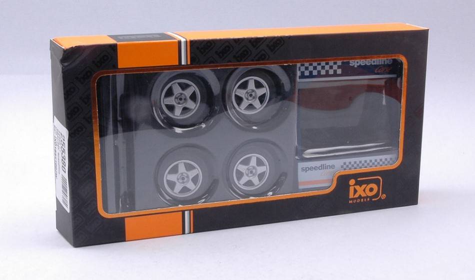 SCALE MODEL COMPATIBLE WITH SPEEDLINE 1:18 IXO MODEL 18SET007W TIRE SET
