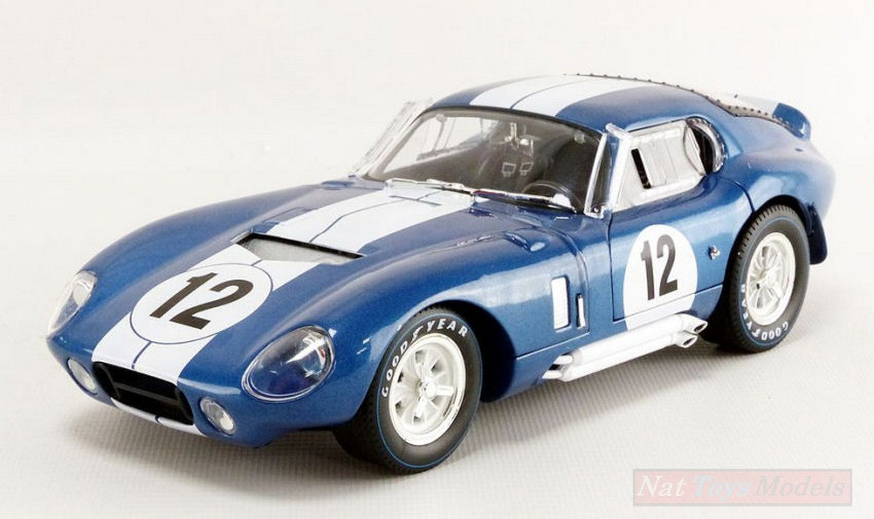 SCALE MODEL COMPATIBLE WITH SHELBY COBRA DAYTONA COUPE N.12 DNF LM 1965 J.SCHLESSER-A.GRANT 1:18 CMR CLASSIC MODEL REPLIC