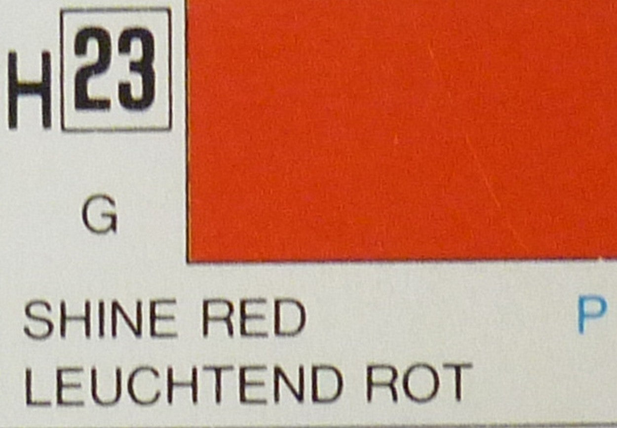 COULEURS À MODÉLISER BRILLANT ROUGE BRILLANT ml 10 Pcs.6 GUNZE GU0023