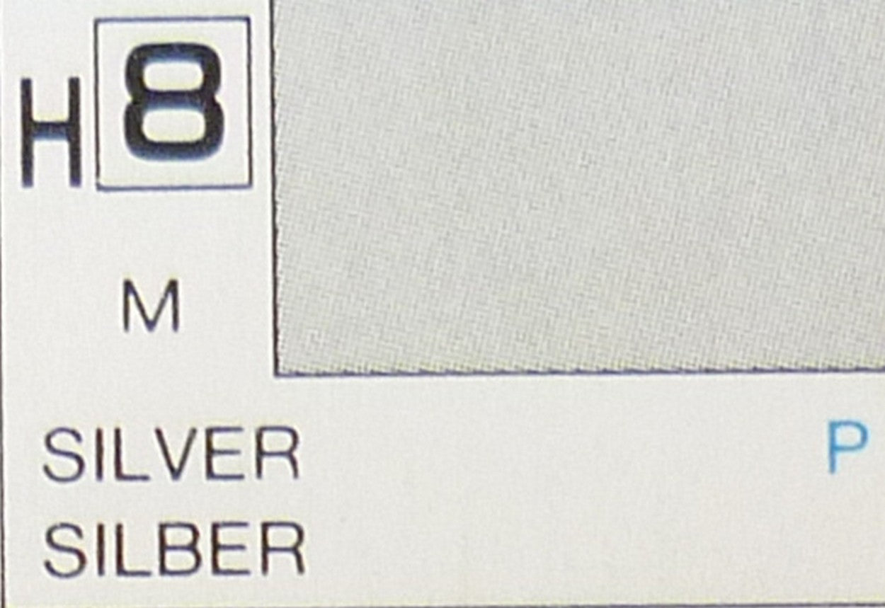 COULEURS À MODÉLISER ARGENT MÉTALLISÉ ml 10 Pcs.6 GUNZE GU0008