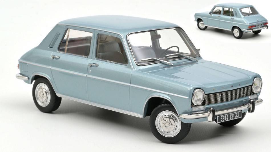 MODELLINO IN SCALA COMPATIBILE CON SIMCA 1100 GLS 1968 ESTORIL BLUE 1:18 NOREV NV185751