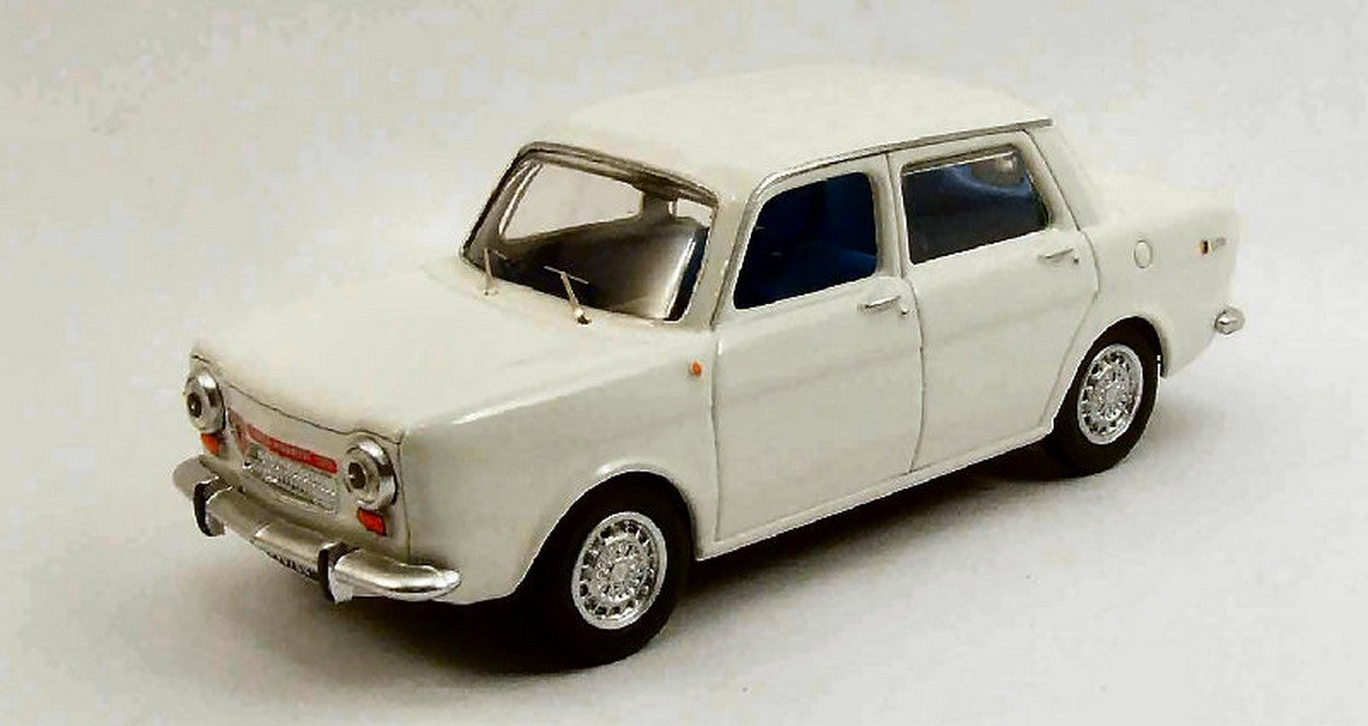 SCALE MODEL COMPATIBLE WITH SIMCA ABARTH 1150 1963 WHITE 1:43 BEST MODEL BT9475
