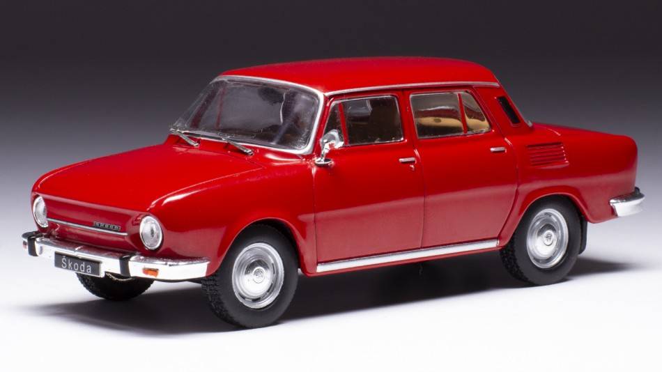 MODELE REDUIT COMPATIBLE AVEC SKODA 100 L 1974 ROUGE 1:43 IXO MODEL CLC497