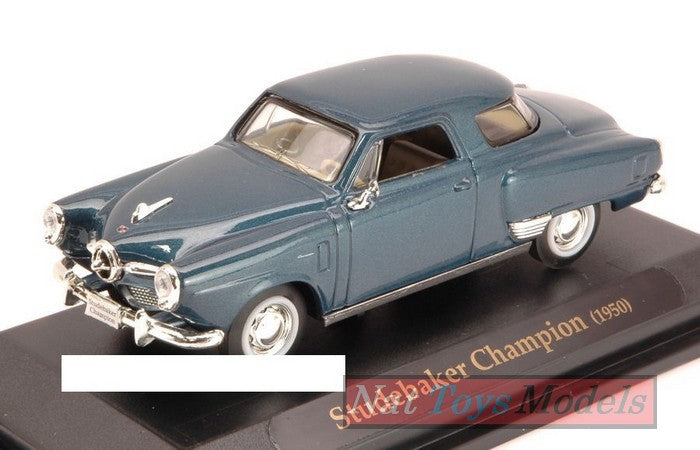 MODELLINO IN SCALA COMPATIBILE CON STUDEBAKER CHAMPION 1950 BLUE 1:43 LUCKY YM94249BL