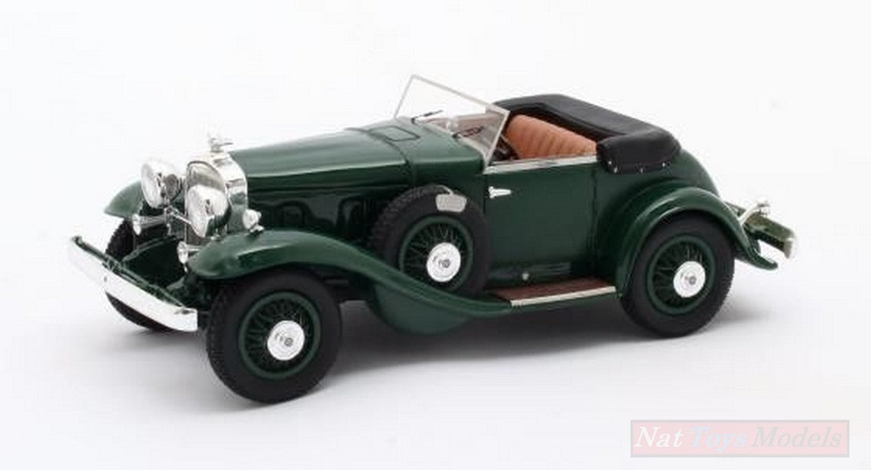 MODELE REDUIT COMPATIBLE AVEC STUTZ DV32 SUPER BEARCAT OPEN 1932 VERT 1:43 MATRIX SCALE MODELS MX41804-071