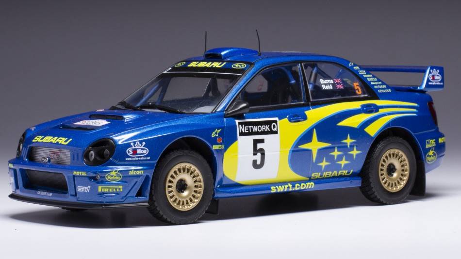 SCALE MODEL COMPATIBLE WITH SUBARU IMPREZA S7 WRC N.5 RALLY GREAT BRITAIN 2001 BURNS/REID 1:24
IXO MODEL 24RAL026A
