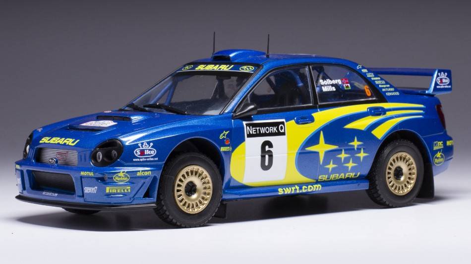 SCALE MODEL COMPATIBLE WITH SUBARU IMPREZA S7 WRC N.6 RALLY GREAT BRITAIN 2001 SOLBERG/MILLS 1:24
IXO MODEL 24RAL026B