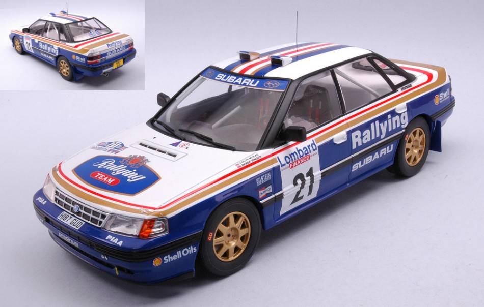 SCALE MODEL COMPATIBLE WITH SUBARU LEGACY RS N.21 ROTHMANS RAC RALLY 1991 MCRAE/RINGER 1:18
IXO MODEL 18RMC080B.20
