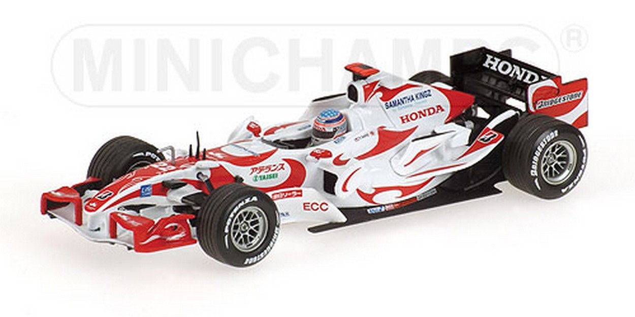 MODELLINO IN SCALA COMPATIBILE CON SUPER AGURI T.SATO 2006 1:43 MINICHAMPS PM400060222