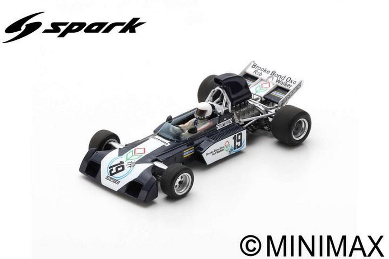 SCALE MODEL COMPATIBLE WITH SURTEES TS9B TIM SCHENKEN 1972 N.19 5th ARGENTINIAN GP 1:43 SPARK MODEL S3993