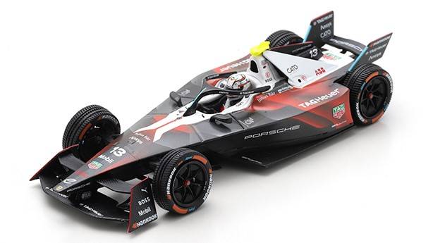 MODELLINO IN SCALA COMPATIBILE CON TAG HEUER PORSCHE N.13 MEXICO E PRIX 2023 ANTONIO FELIX DA COST 1:43 SPARK MODEL S6772