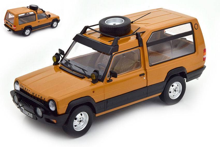 MODELLINO IN SCALA COMPATIBILE CON TALBOT SIMCA RANCHO OCHRE 1:18 KK SCALE KKDC180824